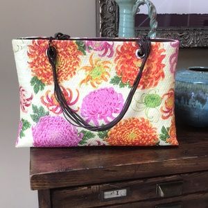Hand painted handbag